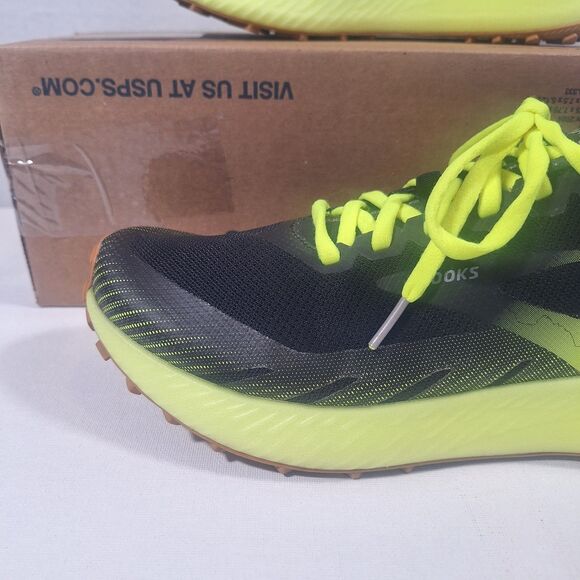 Brooks Catamount Trail men’s Size 8.5 Gray/Neon Yellow Running Shoes 1103521D013 main image 4